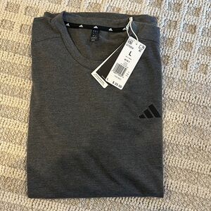 Adidas Men's Charcoal Short Sleeve Tee